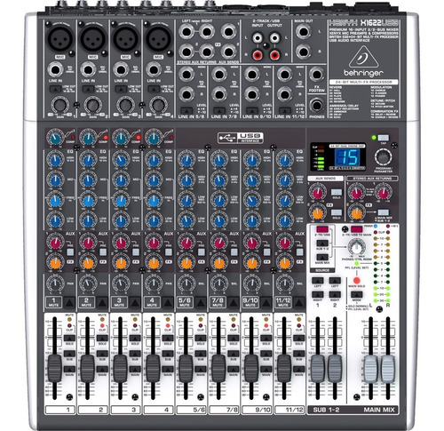 Mixer Consola Analoga Xenyx X1622 Usb Interfaz Grabacion