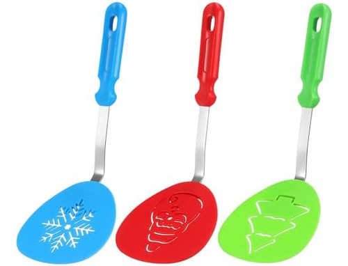 Juego De Espátulas De Navidad3 Espátulas De Galletas Navideñ