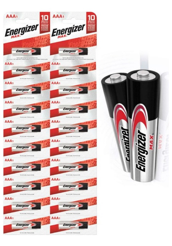 Pila C Aaa Energizer Max E92 Cilindrica Blister X20  