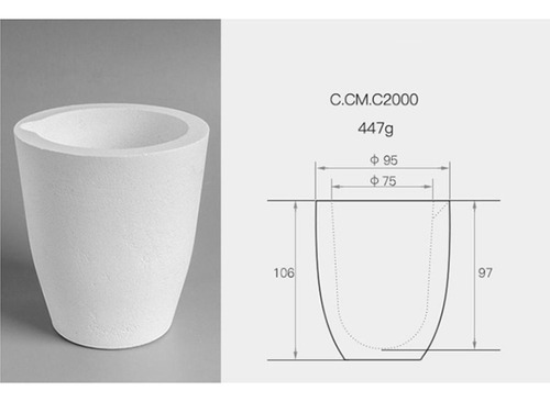 Hh De Fusión De Cuarzo Recipiente Plato Tazas Horno De C2000