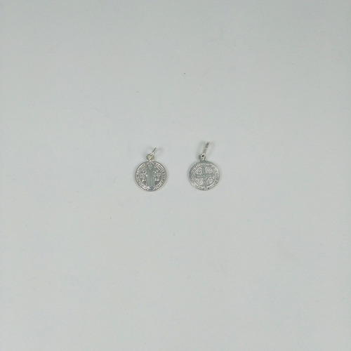 Medalla San Benito Plata (12 Mm)