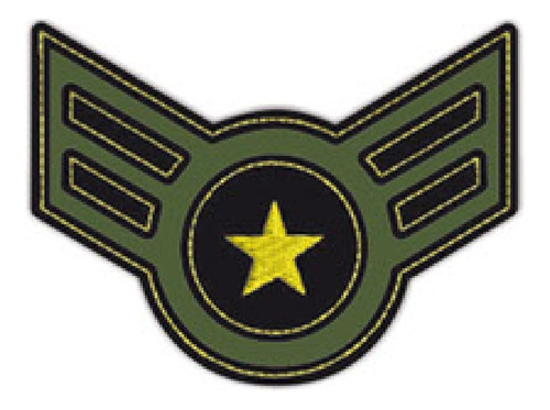 Aplique Termoadhesivo Parche Bordado Ropa Insignia Militar 