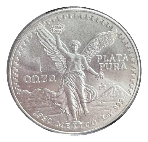 Onza Libertad Plata Pura 1990 En Su Capsula