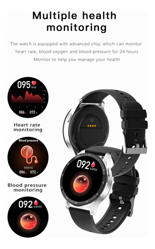 Smart Watch Con Auriculares, 2 En 1 Construcción Tws