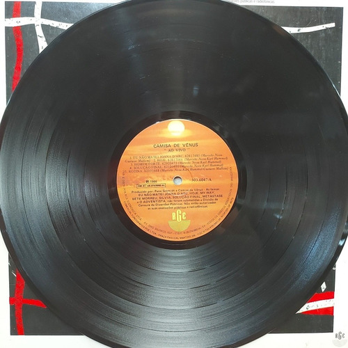 Imagem 3 de 6 de Vinil Lp Camisa De Vênus Ao Vivo
