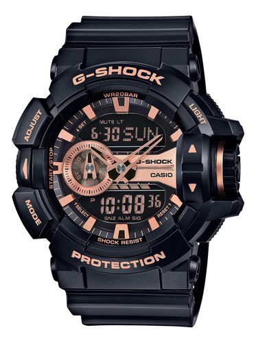 Reloj G-shock Ga-400gb-1a4 Resina Hombre Negro