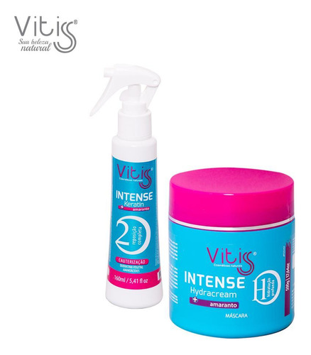 Kit Intense Mascara 500 G + Cauterização - Vitiss Cosméticos