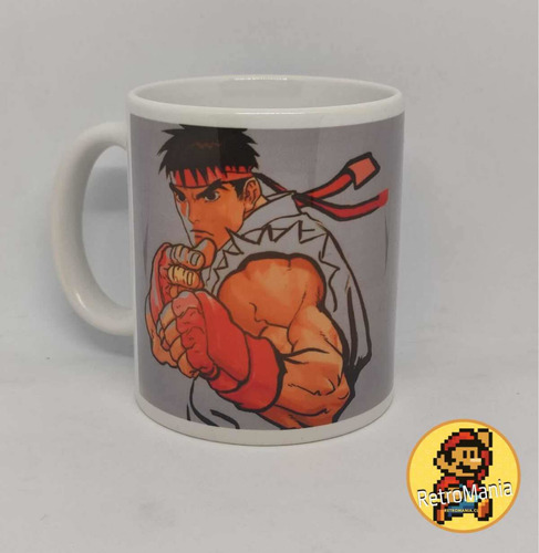 Imagen 4 de 5 de Peluche Ryu Promo Street Fighter Más Taza