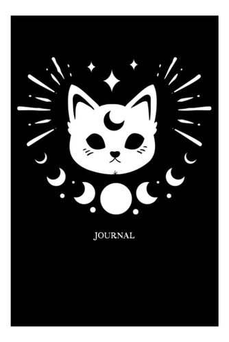 Libro: Diario De Un Gato Blanco Lunar Con Fases Lunares: Col