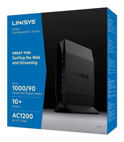 Imagen 1 de 10 de Router Cisco Linksys E5600 Ac1200 Doble Banda Gigabit Gaming