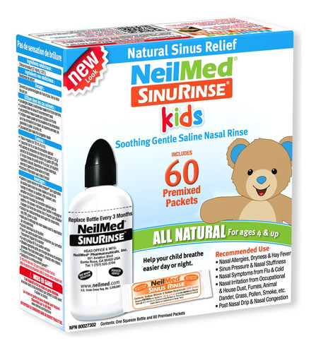 Neilmed's Sinus Rinse, Pediatric, Complete Saline Nasal Rins