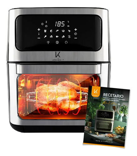 🍟 Freidora De Aire Kitchen-it Max Edition 12l Negro