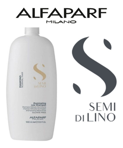Shampoo Para Brilho Semi Di Lino Diamond Alfaparf 1 Litro