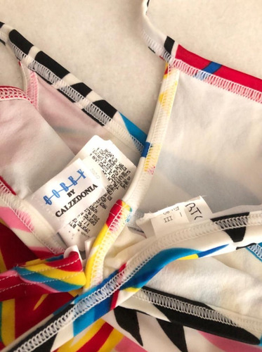 Intimissimi Calzedonia Bikini De Colores Retro Original