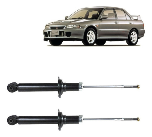 Par Amortiguadores Traseros Para Mitsubishi Lancer 1993 1999