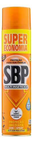 Multi-Inseticida Aerossol SBP Frasco 550ml Super Economia