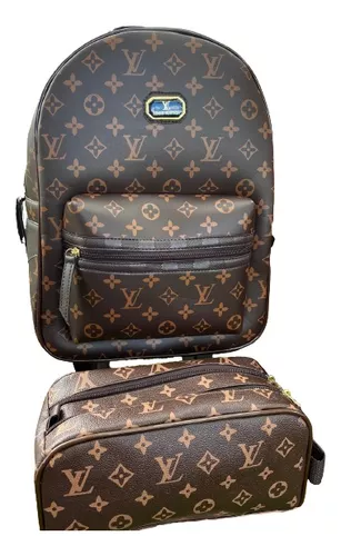 Necessaire Louis Vuitton Monogram Bolsa Necessaire Couro LV