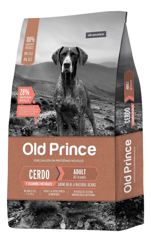 Old Prince Cerdo & Legumbre Nat Adultos 15 Kg