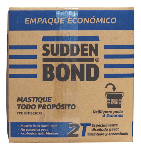 Mastique Sudden Bond 2t-azul  (paila 22.5 Kg)