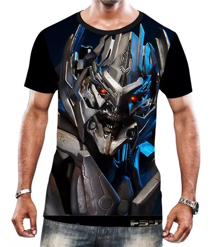 Camiseta Transformers O Último Cavaleiro - Megatron