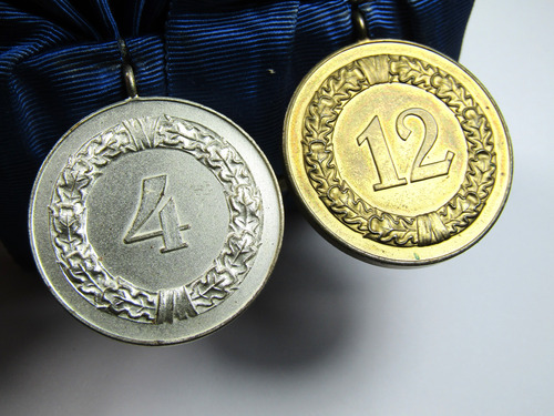 Medallas Alemanas Por Años De Servicio Pasador De Gala (Usado)