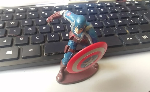 2010 Marvel Decopac Inc Captain America Figure 7.5 Cms