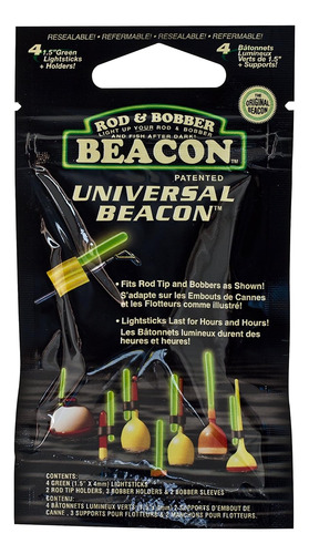 Tackle Beacon- Paquete Universal De 4 Unidades, Con Soportes