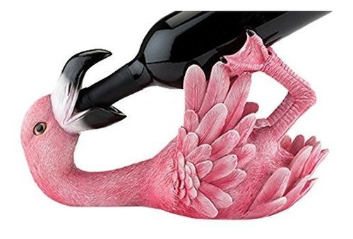 True Fabrication 5302 Polyresin Flirty Flamingo Bottle Holde