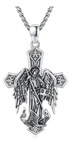 Comprar Xixles Collar De San Miguel Cruz De Plata De Ley 925 Collar