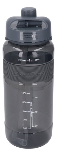 Botella De Agua Deportiva Con Caño Y Pajita De 2000 Ml De Gr