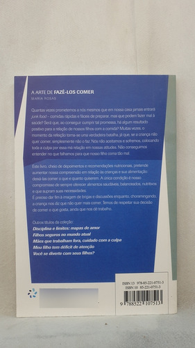 Livro A Arte De Fazê-los Comer - María Rosas - Editora Cengage Learning (Usado)
