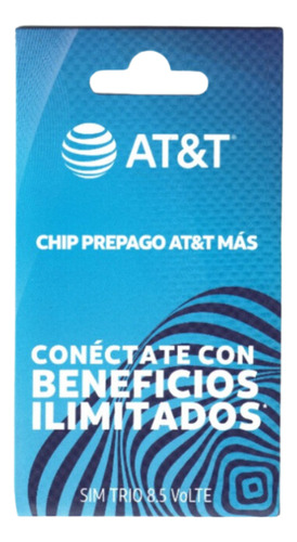 Chip Sim At&t Cualquier Lada Con Recarga 100