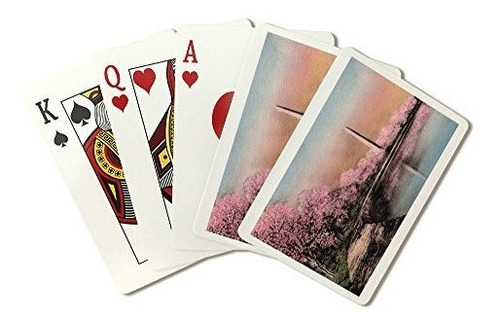 Juego De Cartas - Washington Dc, Cherry Blossom View Of Wa M