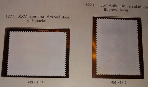 (5) Estampillas Argentinas Nuevas 1971/1973 Uba Y Más