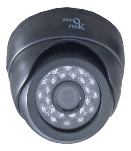 Cámara Tipo Domo Plástica 6mm 24 Luces Led Cmos 800tvl