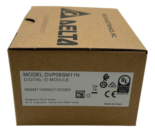 Módulo I/o Entradas Digitales Npn Dvp08sm11n Delta 8di 24vdc
