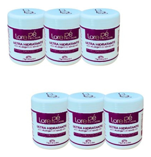 Ultra Hidratante Pés Ressecados Spa Pés 50gr Lore Pé Kit 6un