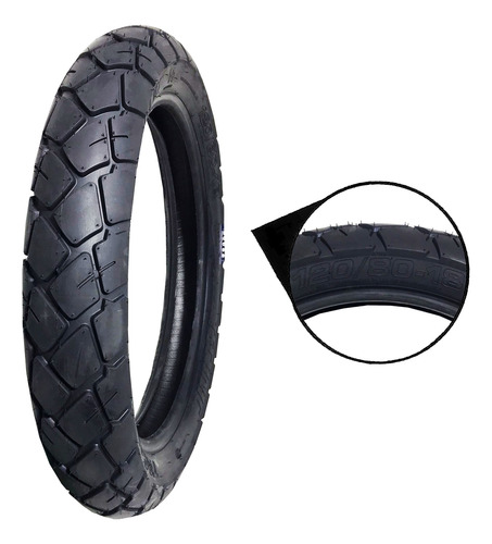 Pneu Traseiro Technic T&c Plus 62s 120/80-18 Tornado 250