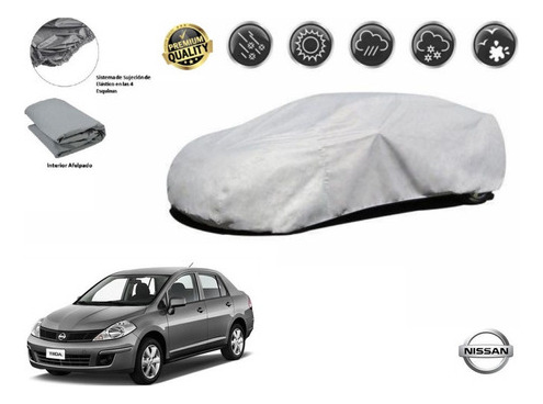 Funda Car Cover Afelpada Premium Nissan Tiida 1.6l 2017