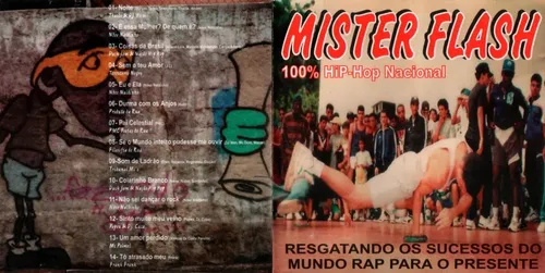 Cd Mister Flash 100% Hip Hop Nacional Resgatando 2002 Usado