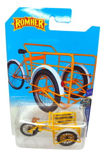 Custom Escala 1:64 Triciclo Solo Custom Amarillo