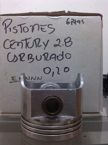 Pistones Century 2.8 Carburador 0,20