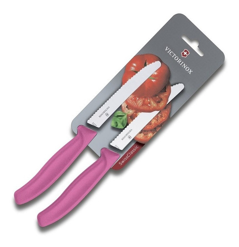Imagen 1 de 5 de Cuchillo Victorinox Swissclassic Para Tomate Set X2 Unidades