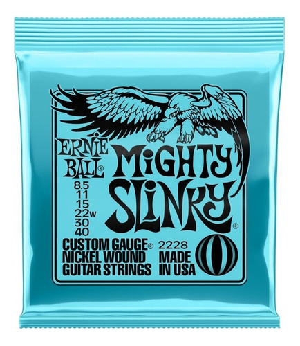 Encordoamento Ernie Ball Mighty Slinky 8.5 40 Usa 2228