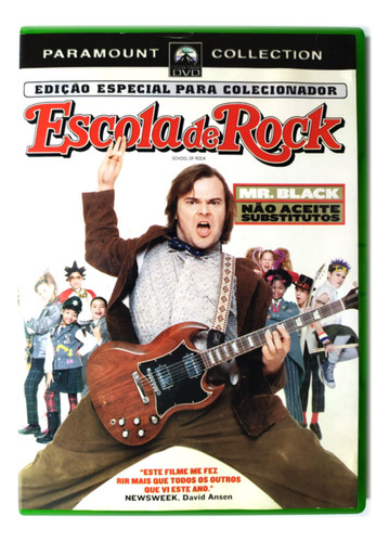 Dvd Escola De Rock Jack Black Joan Cusack Mike White