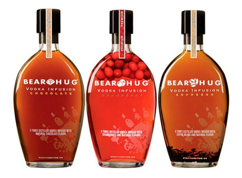 Vodka Bear Hug Infusion Cranberrys 1000ml