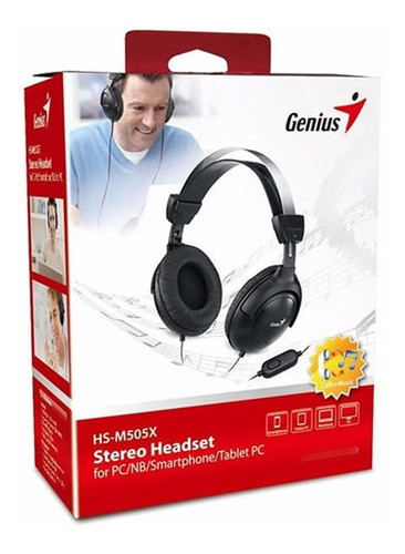 Imagen 3 de 7 de Auricular Genius Hs-m505x Con Microfono