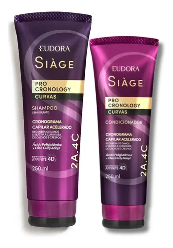 Siàge Pro Cronology Curvas: Shampoo+condicionador