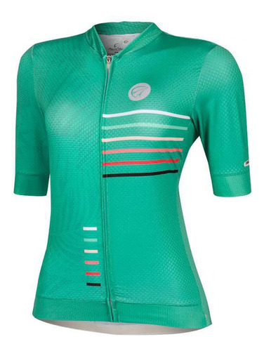 Camisa Ciclismo Feminina Mauro Ribeiro Vibrant Verde