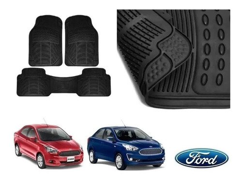 Tapetes Ford Figo Fiesta Focus Mondeo Ka Juego De 3 Piezas